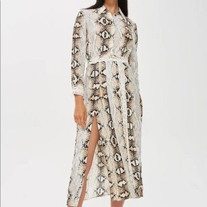 Topshop Snake Print Dress New with Tags
